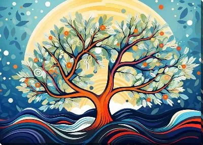 Картина маслом Оливковое дерево №30