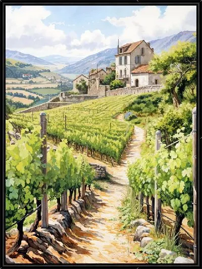 Картина Виноградник №11