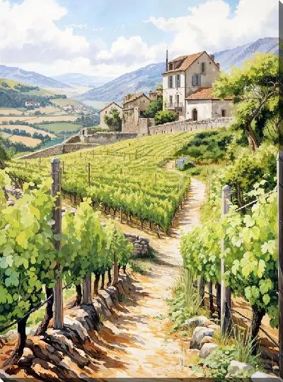 Постер Виноградник №11