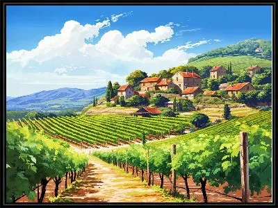 Картина Виноградник №14