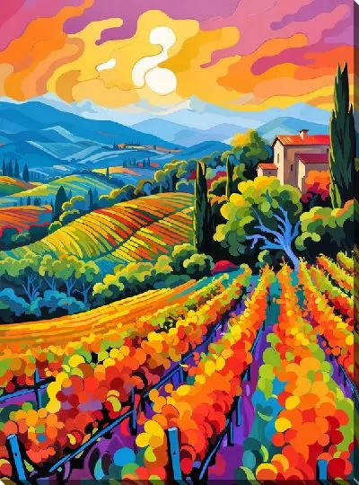 Постер Виноградник №16