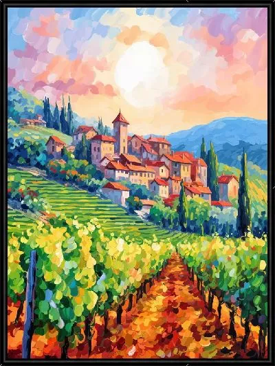 Картина Виноградник №28