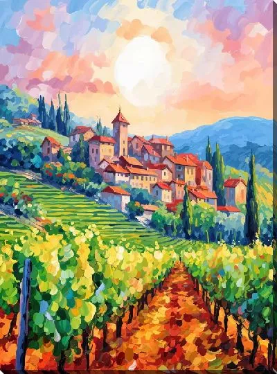 Постер Виноградник №28