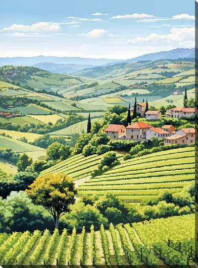 Постер Виноградник №34