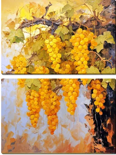 Модульная картина Виноградник №35