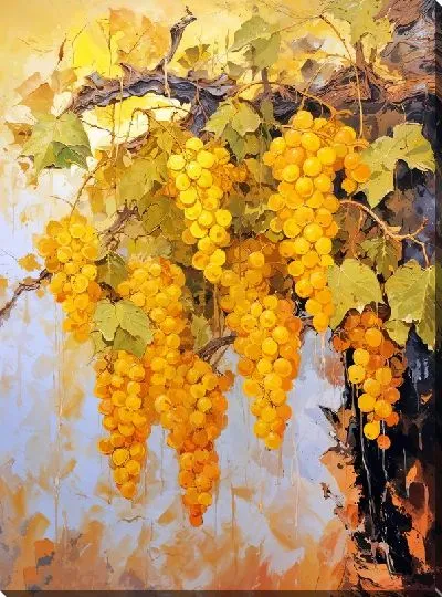 Картина маслом Виноградник №35