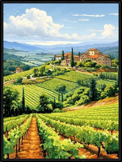 Картина Виноградник №37