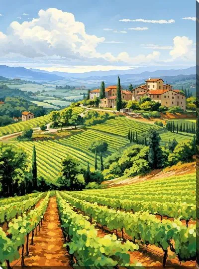 Постер Виноградник №37