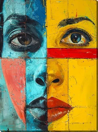 Картина маслом Лицо №307