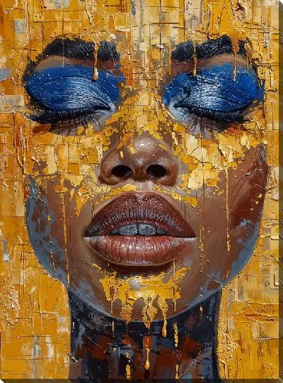 Картина маслом Лицо №308