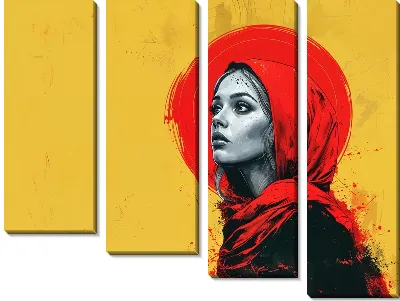 Модульная картина Лицо №309