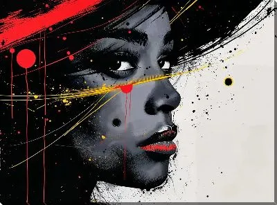 Картина маслом Лицо №310