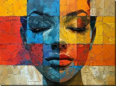 Картина маслом Лицо №311