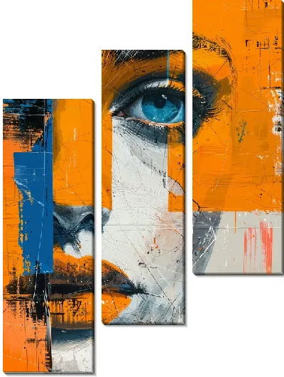 Модульная картина Лицо №315