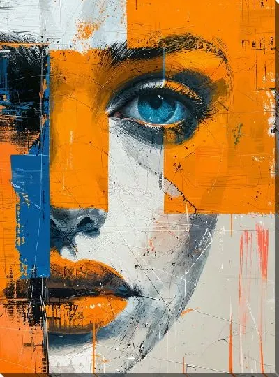Картина маслом Лицо №315