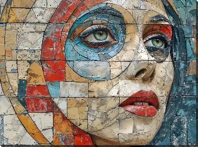 Картина маслом Лицо №317