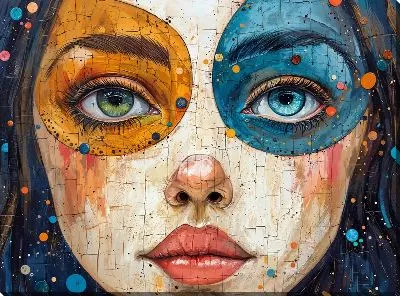 Картина маслом Лицо №322
