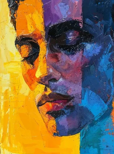 Плакат Лицо №325