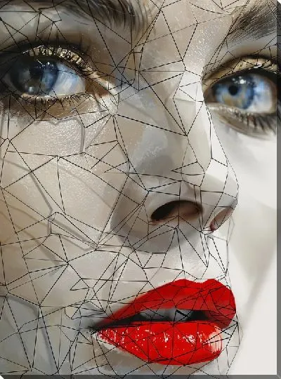 Картина маслом Лицо №328