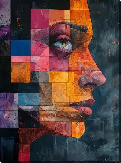 Картина маслом Лицо №330