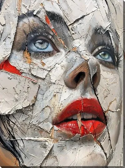 Картина маслом Лицо №333
