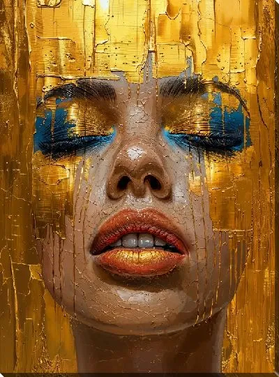 Картина маслом Лицо №334