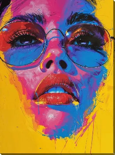 Картина маслом Лицо №336