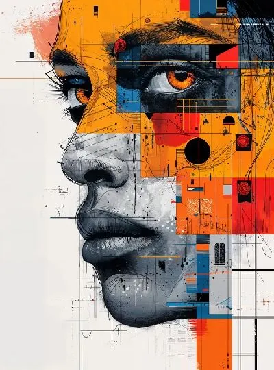 Плакат Лицо №337