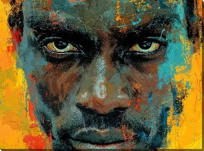 Картина маслом Лицо №340