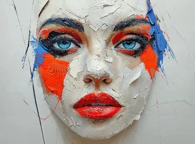 Плакат Лицо №345