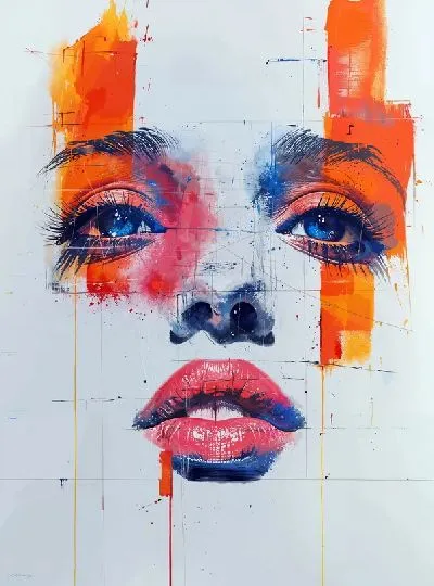 Плакат Лицо №346