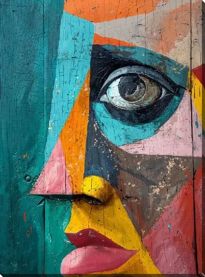 Картина маслом Лицо №352