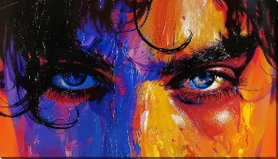 Картина маслом Лицо №353