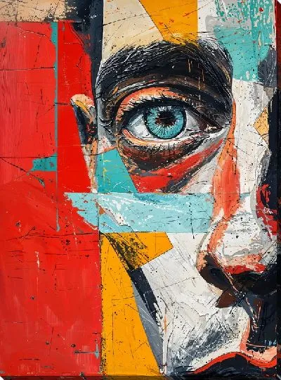 Картина маслом Лицо №360