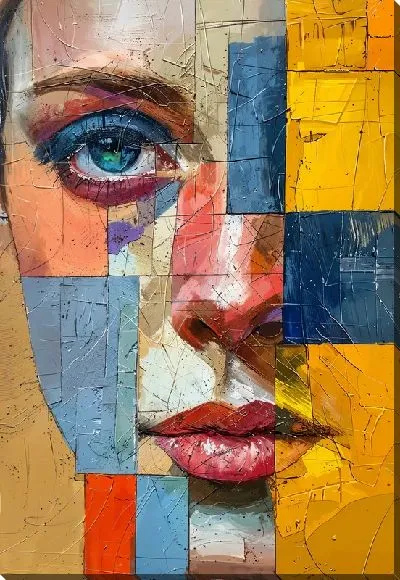 Картина маслом Лицо №362