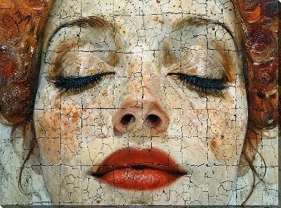 Картина маслом Лицо №365