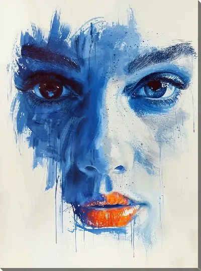 Картина маслом Лицо №366