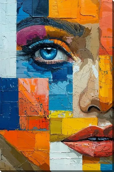 Картина маслом Лицо №367