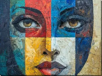 Картина маслом Лицо №371