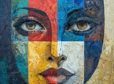 Плакат Лицо №371