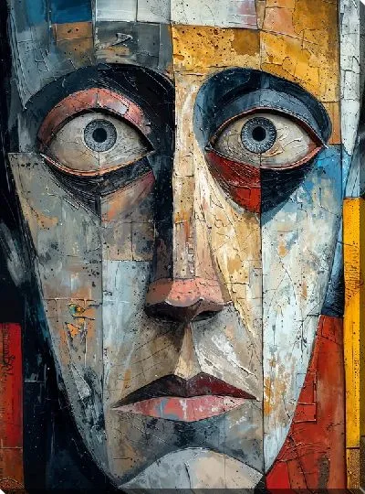 Картина маслом Лицо №374