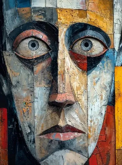 Плакат Лицо №374