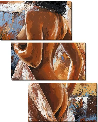 Модульная картина Обнаженная №11