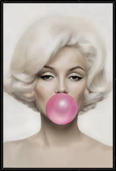 Картина Монро и bubble gym