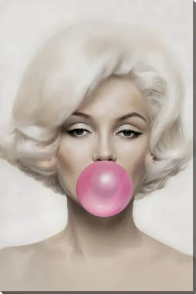 Постер Монро и bubble gym