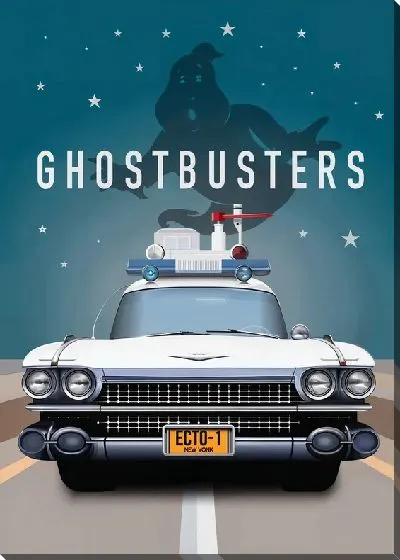 Картина маслом Машина охотников за приведениями