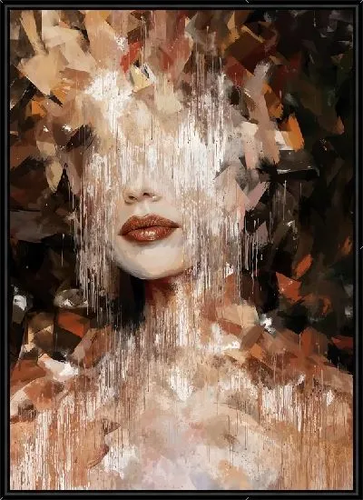 Картина Лицо девушки №4