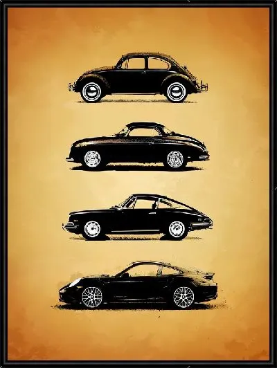 Картина Эволюция авто
