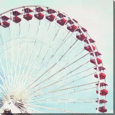 Картина маслом Колесо обозрения №50