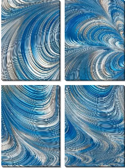 Модульная картина Композиция вихря